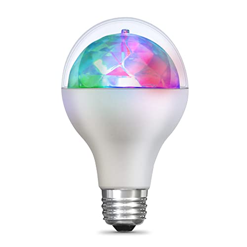 Feit Electric Multicolor Changing Disco Party LED Light Bulb, DISCO1/LED, A19, RGB, RGB Multicolor, 5.3' H x 3.15' D