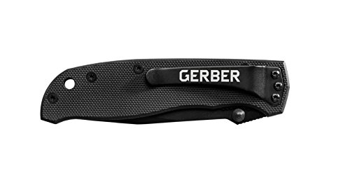 Gerber Gear Air Ranger Pocket Knife - 3.26' Plain Edge Folding Knife - EDC Gear and Equipment - Black