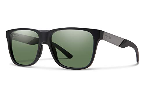 Smith Lowdown Steel Sunglasses Matte Black Ruthenium/Chromapop Polarized Gray Green