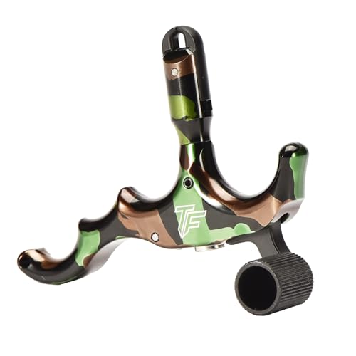 Tru-Fire Edge 4-Finger Aluminum Hand Held Camo Archery Bow Release