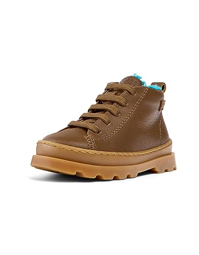 Camper Kids Baby Modern Ankle Boot, Medium Brown, 7.5 US Unisex Infant