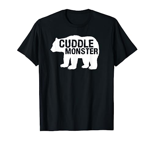Cuddle Monster Bear Silhouette Fun Novelty T-Shirt
