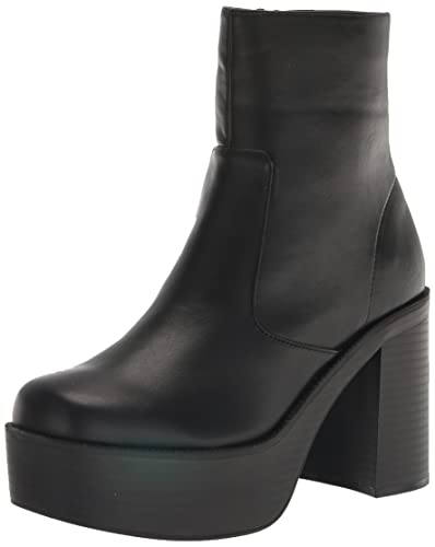 Madden Girl Women's Grace Fashion Boot, Black Paris, 9.5