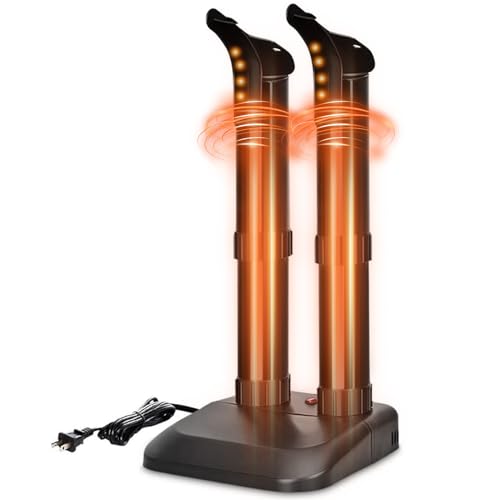 TRUSTECH Electric Shoe Dryer - Boot Dryer with Switch Control, Fast Drying and Overheat Protection, Constant Temperature & Super Quiet, Suitable for Snow Boots, Socks and Shoes