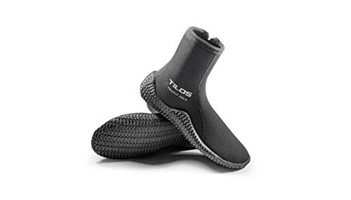 Tilos TruFit Dive Boots, First Truly Ergonomic Scuba Booties, Available in 3mm Short, 3mm Titanium, 5mm Titanium, 5mm Thermowall, 7mm Titanium