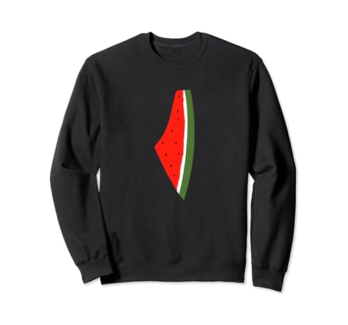 palestine watermelon shirt watermelon shirt palestine map Sweatshirt