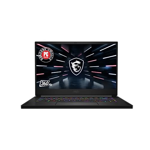MSI Stealth GS66 Gaming Laptop: Intel Core i9-12900H, GeForce RTX 3070 Ti, 15.6' 360Hz Display, 32GB DDR5, 1TB NVMe SSD, Thunderbolt 4, Cooler Boost Trinity+, Win 11 Home: Core Black 12UGS-025