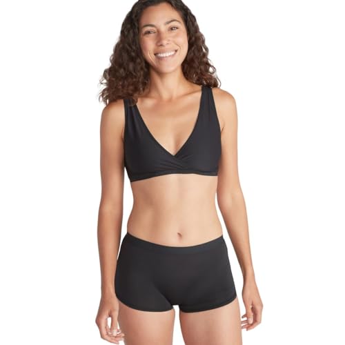 ExOfficio Women's Give-N-Go 2.0 Bralette, Black, Medium