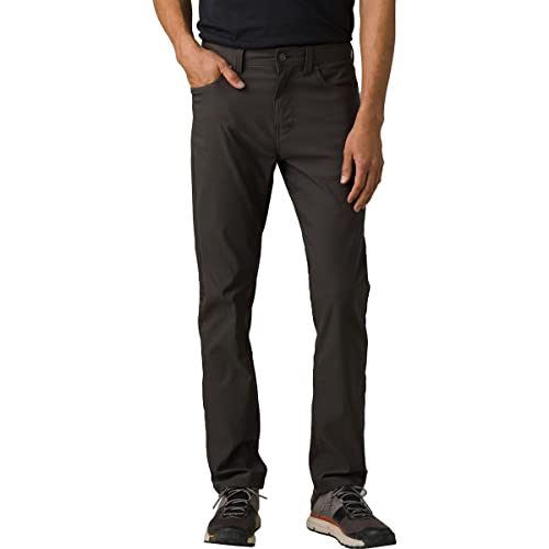 prAna Brion Slim Pants II Dark Iron 34 32