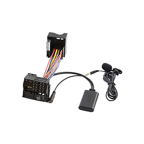 TOTMOX Bluetooth Audio Aux Adapter with Microphone, Compatible with BMW Z4 (E85/E86), X3(E83), Mini Cooper (R50/JCW), Mini Cooper S R53