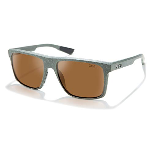 Zeal Optics Divide | Men's Eco-Friendly Polarized Sunglasses - Pine/Polarized Copper Lens