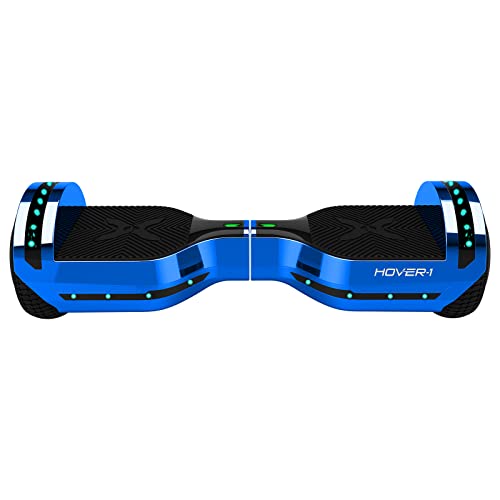 Hover-1 Chrome 2.0 Electric Self-Balancing Hoverboard with 7 mph Max Speed, Dual 200W Motors, 6 Mile Range, and 6.5” Wheels