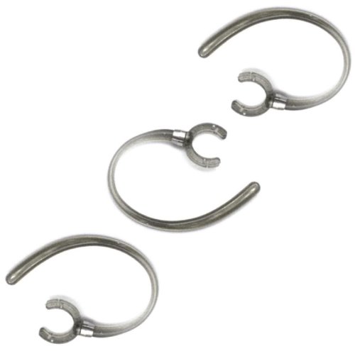 3pcs New Earhooks Compatible with Motorola HX1 Endeavor and Finiti HZ800 HX-1 HZ-800 Wireless Headset Ear Hooks Loops Clips Stabilizers Earloops Earclips Replacement Parts