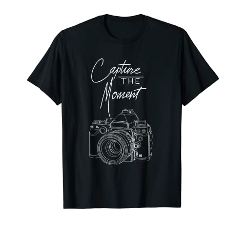 Capture The Moment Camera Photography Shirt for Photographer