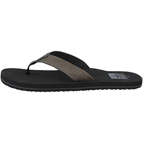 Reef Men's Sandals, Reef Twinpin, Grey, 10