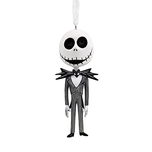 Hallmark Disney Tim Burton's The Nightmare Before Christmas Jack Skellington Christmas Ornament,Resin, 1.38 x 3.58 x 1.25 inches,