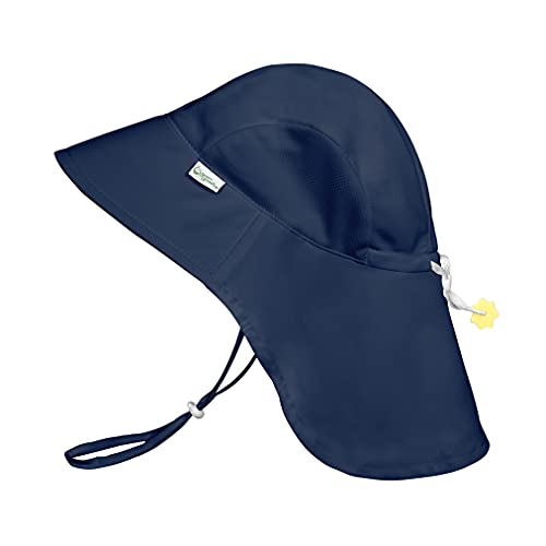 green sprouts i Play Baby Adventure Sun Protection Hat, Navy, 2-4T