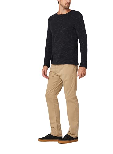 Mavi Men's Marcus Regular Rise Slim Straight Leg Pants, British Khaki Twill, 32 x 32