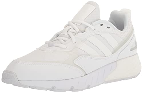 adidas Originals Men's ZX 1K Boost 2.0, White/White/Black, 10.5