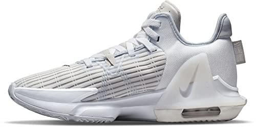 Nike Men's Lebron Witness 6 Summit White/MTLC Pewter (CZ4052 102) - 13