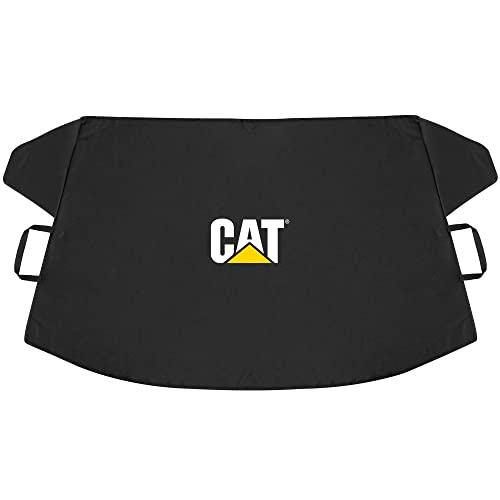 Cat Windshield Snow Cover, Toughest Car Frost Protector for Ice & Sleet, Weatherproof for Winter, Includes Anti-Theft Straps, Freeze Protector for Auto Car Truck Van SUV, Wide Size 78'x45' inch,Black