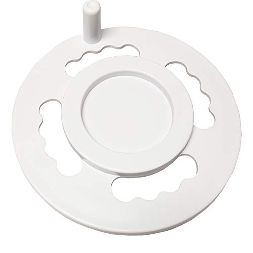 Sun2Solar Replacement Handle Wheel for In-Ground Swimming Pool Plastic Solar Reel | Easy and Quick Installation | Single Handle | White