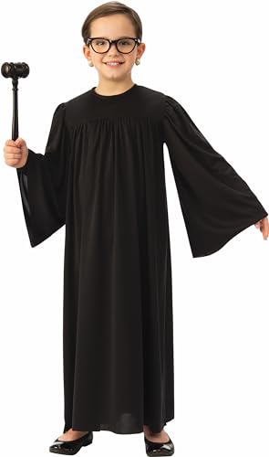 Rubie's Child's Costume Judge Robe, Black, Medium