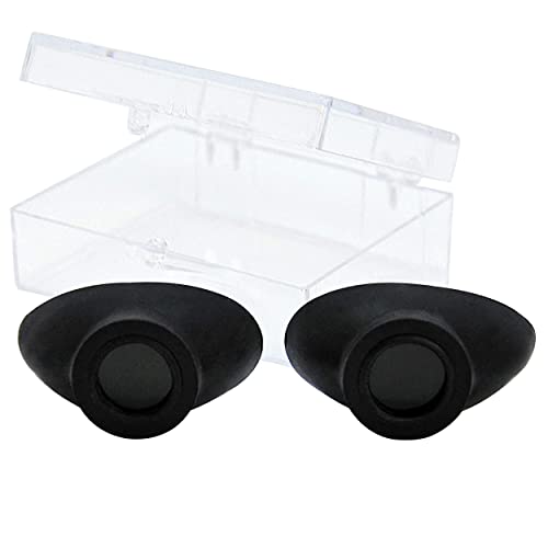 Super Sunnies Slim Flex UV Eye Protection, FDA Compliant Individual Tanning Goggles Eyeshields (Black)…