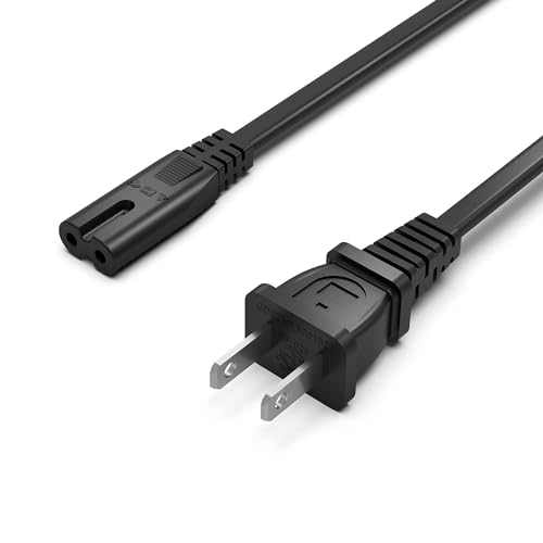 4Ft AC Power Cord Cable Fit for Xbox One S, Xbox One X, Xbox Series X/S Replacement - (ETL Listed Cable)