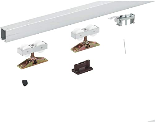 HAWA Junior 80/Z Single 176 Lb. Sliding Door Hardware Fitting Set Top Hung System with Upper Track 6' 6 3/4'