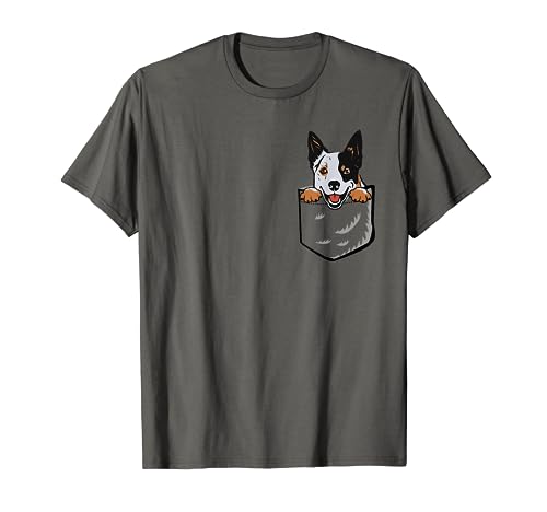 Adorable Little Australian Cattle Dog In The Pocket T-shirt