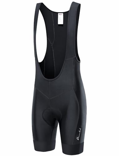Przewalski Men’s 3D Padded Cycling Bike Bib Shorts, Bicycle Biking Bib Shorts