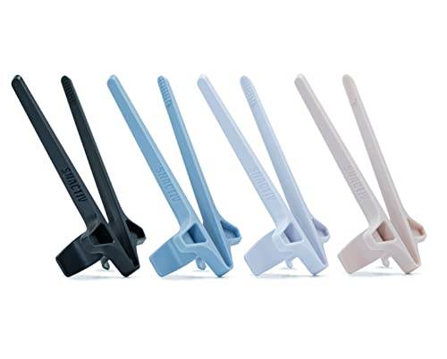 SNACTIV LITE Finger Chopsticks for Gamers 4PC Bundle - As Seen on Shark Tank! The Official Snacking Tool of the Future - Enjoy Snacks and Chips with Ease - Innovative Gaming Snacking Solution