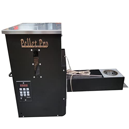 Pellet Pro Elite 18-inch Pellet Grill Hopper Assembly|PID Temperature Control for Precise Grilling|35 Pound Hopper Capacity with Easy Ash Cleanout|Premium Components for Enhanced Performance