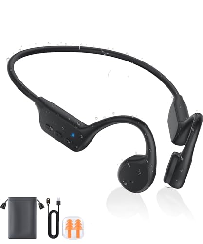 Bone Conduction Headphones, Wireless Bluetooth 5.3 Swimming IPX8 Professional Waterproof Headset, Suitable for for Running, Cycling, Drving.