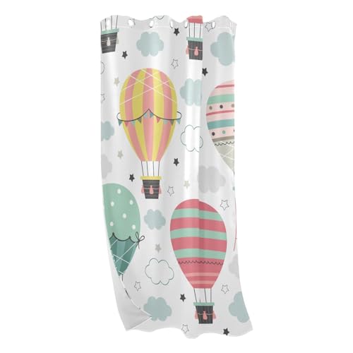 Hot Air Balloon Blackout Curtains for Bedroom 84 Inches Long Thermal Insulated Window Drapes Darkening Curtains for Living Room Doorways Bathroom Closet