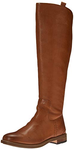 Franco Sarto Womens Meyer Knee High Flat Boots Tan Brown Leather 8 M