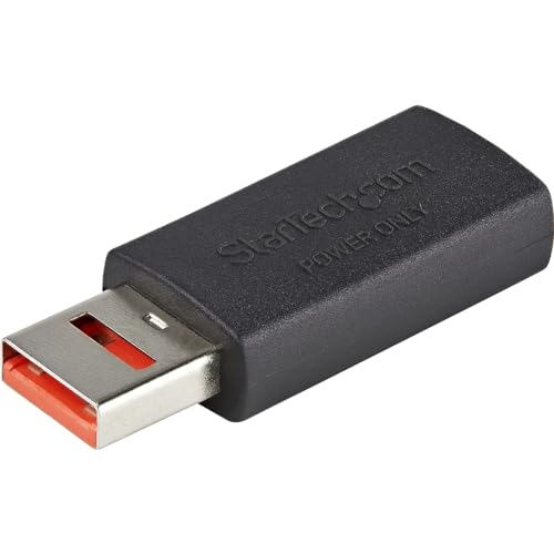 StarTech.com Secure Charging USB Data Blocker Adapter Male to Female