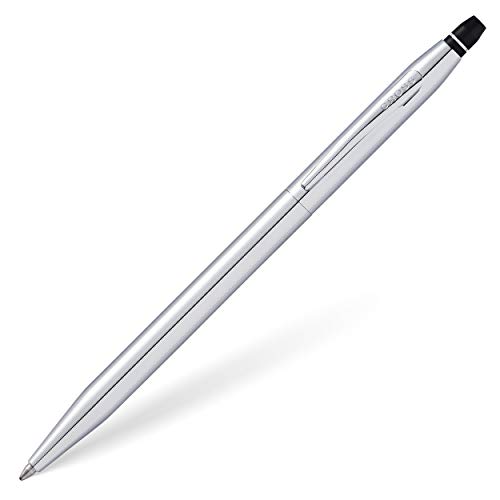 Cross Click Refillable Ballpoint Pen, Medium Ballpen, Includes Premium Gift Box -Polished Chrome