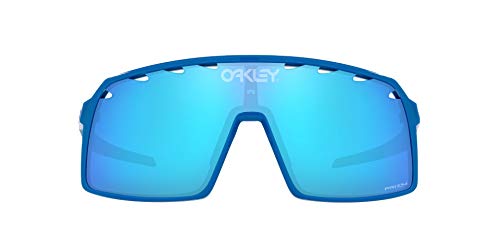 Oakley Men's Oo9406 Sutro Rectangular Sunglasses, Sapphire/Prizm Sapphire, 37 mm