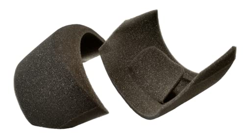 Lauren Silva Foam Fashion Shoulder Pads for Women - Finest Foam Shoulder Pads, Attaches Securly to Bra Strap Black…