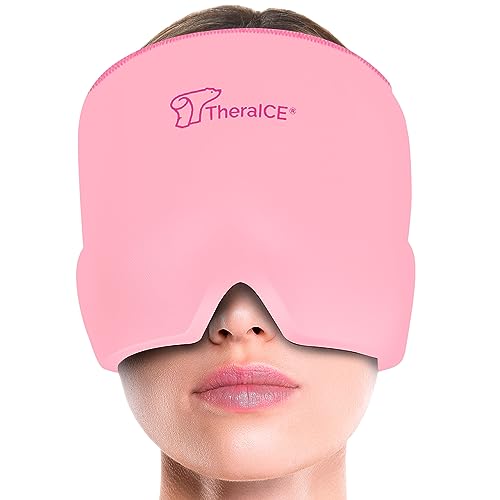 TheraICE Hot & Cold Therapy Cap - Gel Head Wrap Provides Migraine & Headache Relief
