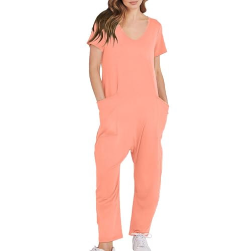 Tshirt Rompers For Women People Womens Spring Clothing Floral Romper Overalls Women Women'S Easter Outfits Flowy Jumpsuits For Women Dressy Sweatsuits For Women Womens Cotton Jumpsuit