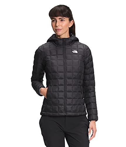 THE NORTH FACE Women's ThermoBall Eco Hoodie 2.0 (Standard and Plus Size), TNF Black, Small