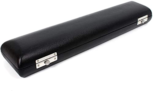 Jiayouy B Foot Joint Flute Case 17 Hole flute Bag Box PU Leather for Flute Players Musician Gift
