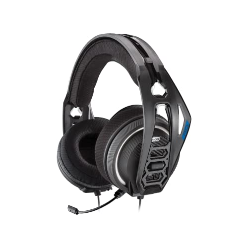 RIG 400HS Officially Licensed Playstation Gaming Headset with Removable Noise Canceling Microphone for PS4, PS5, and PCs - Black