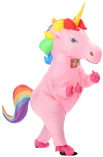GOPRIME Unicorn Costume,Adult Size (Rainbow)