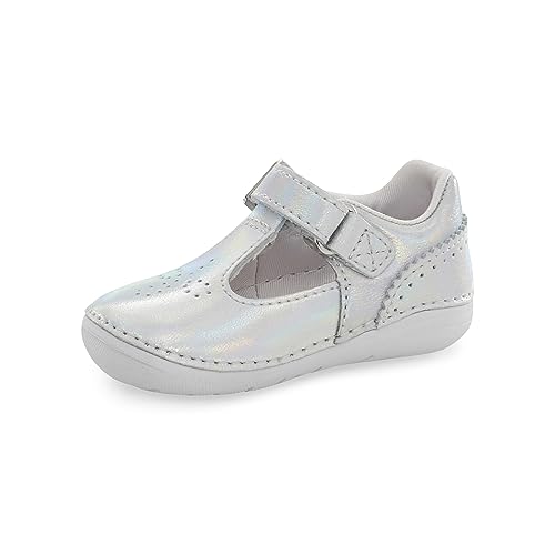 Stride Rite Kids SM Lucianne Mary Jane Flat, Iridescent, 6 US Unisex Toddler