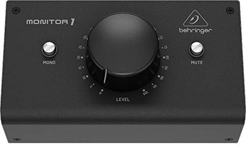 Behringer MONITOR1 Premium Passive Stereo Monitor and Volume Controller, Black