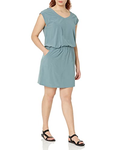 prAna Women's Norma Dress, Smoky Blue, Large